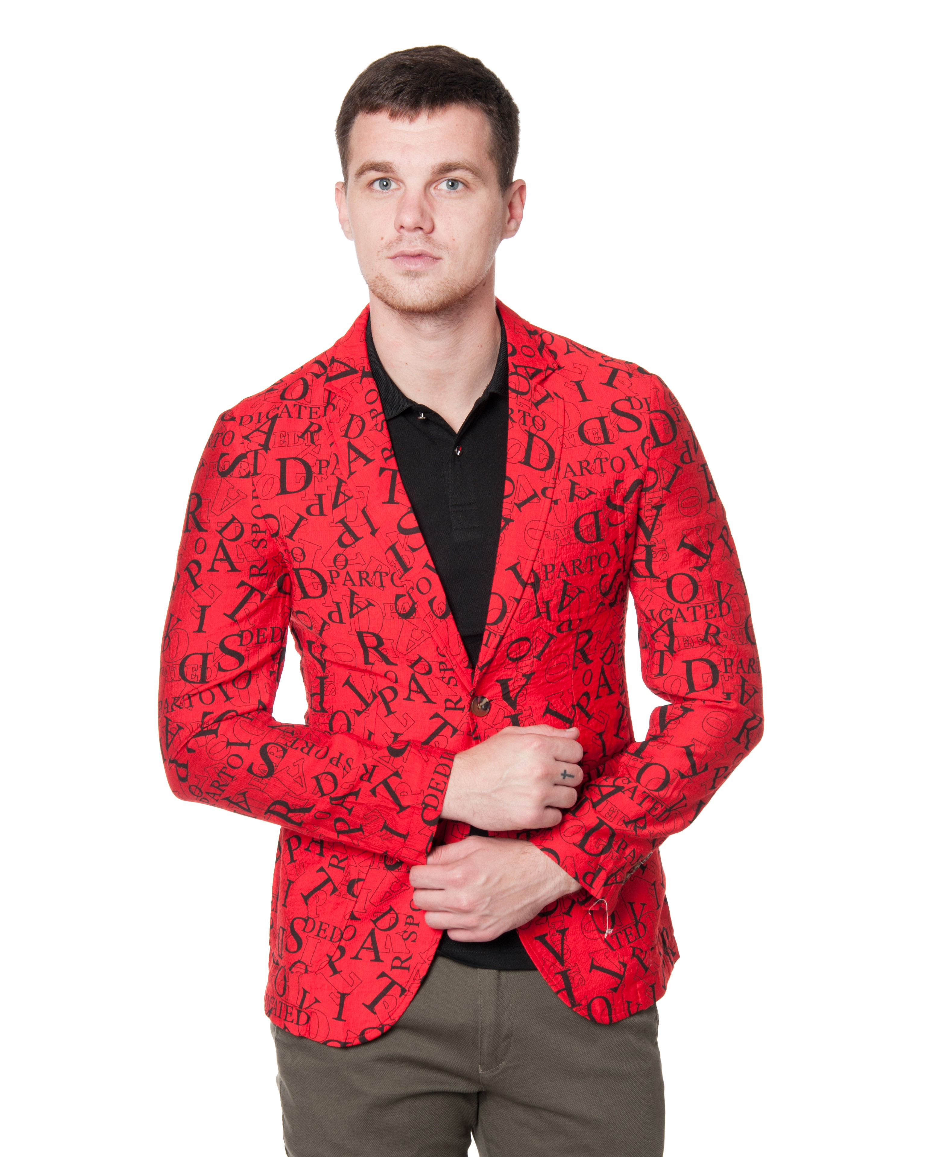 

Пиджак FASHION 48 красный F888-3