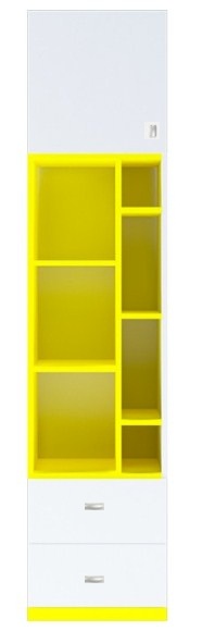 

Стеллаж Гербор Моби REG 1D2SO(Желтый)