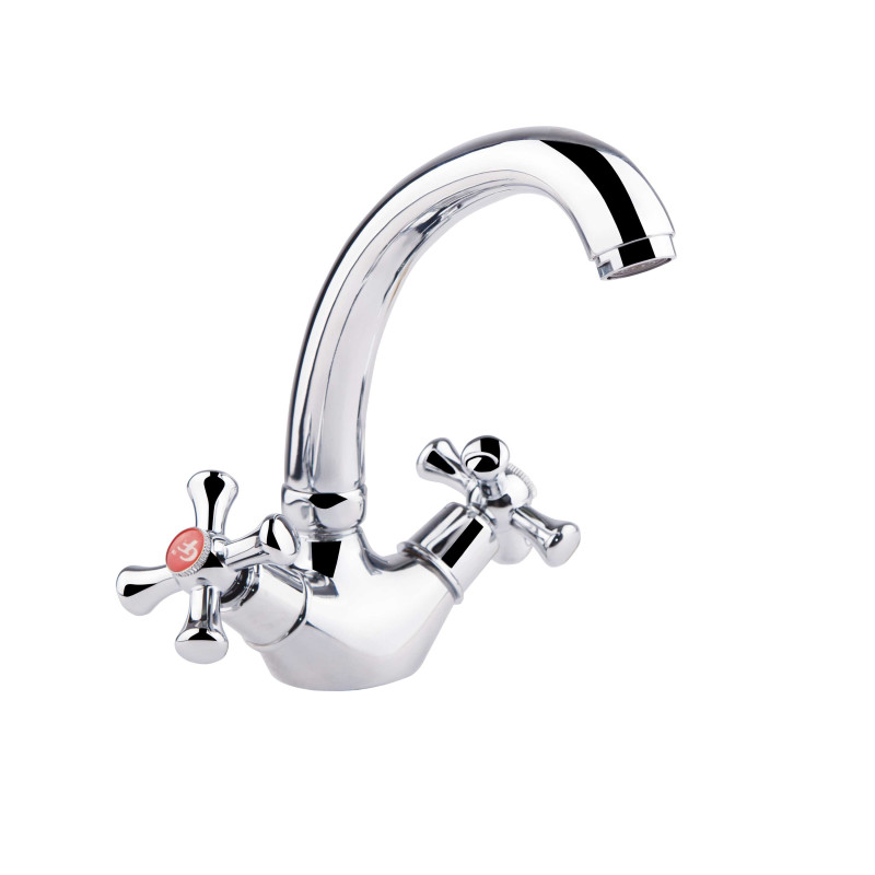 

Кухонный смеситель двухвентильный GF Italy S- 21-272F GFCRMS21272F хром (48006)