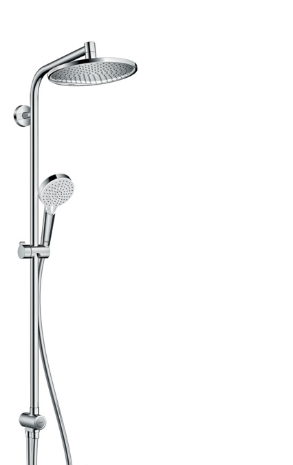 

Душевая система HANSGROHE CROMETTA S 240 1JET SHOWERPIPE RENO 27270000 хром (29252)