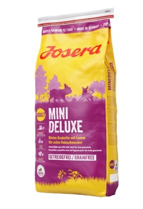 

Сухой корм для взрослых собак малых пород Josera MiniDeluxe Adult беззерновой с ягненком 15 кг
