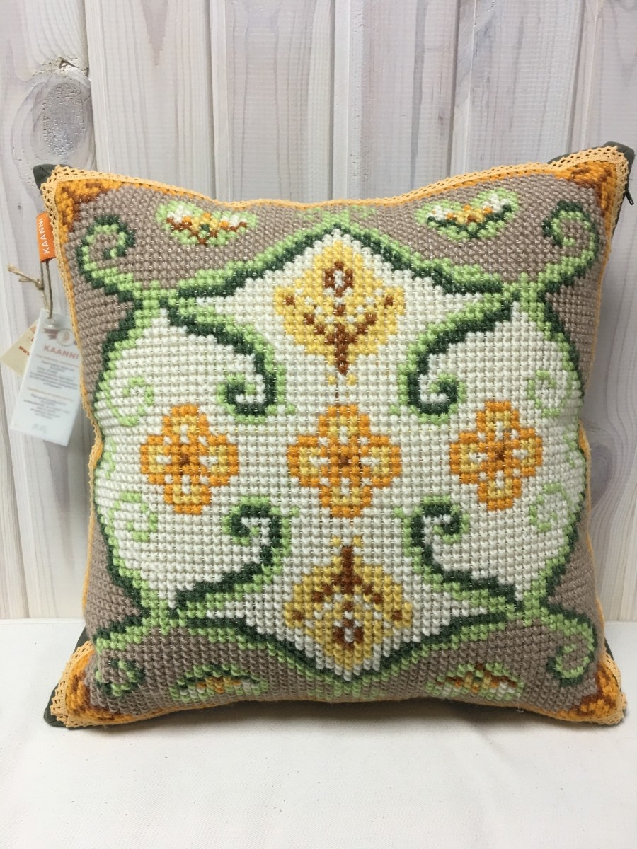 

Kaanni Декоративная подушка Мелодия Архитектуры 40x40см Зеленый