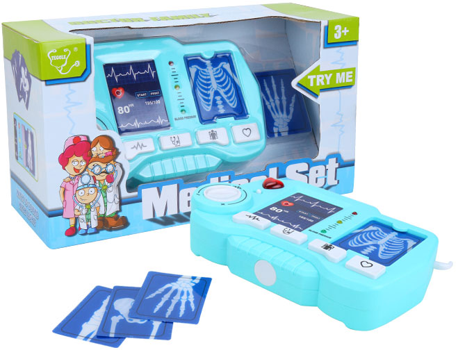 

Игровой набор для доктора Tegole Медицинский, рентген, кардио, свет, звук (D1511A) (6910010015113)