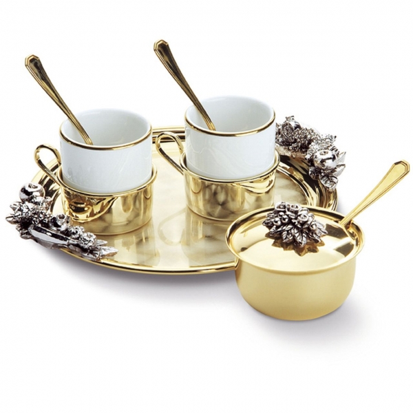 

Кофейный набор "You and Me" с круглым подносом 6053106 Chinelli