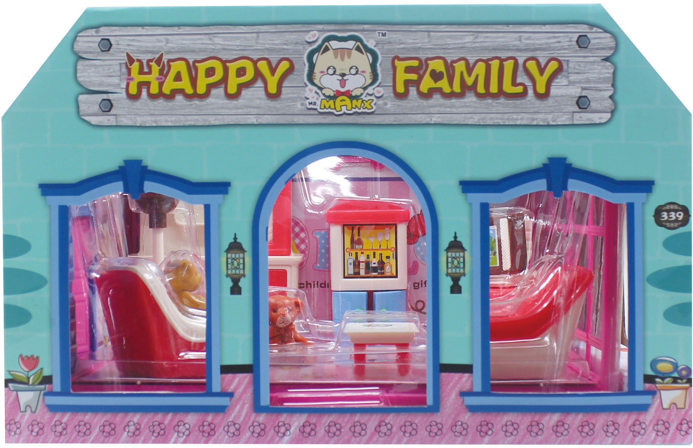 

Игровой набор-конструктор Mr.Manx Happy Family Гостиная (HY-041AE) (6910010980411)