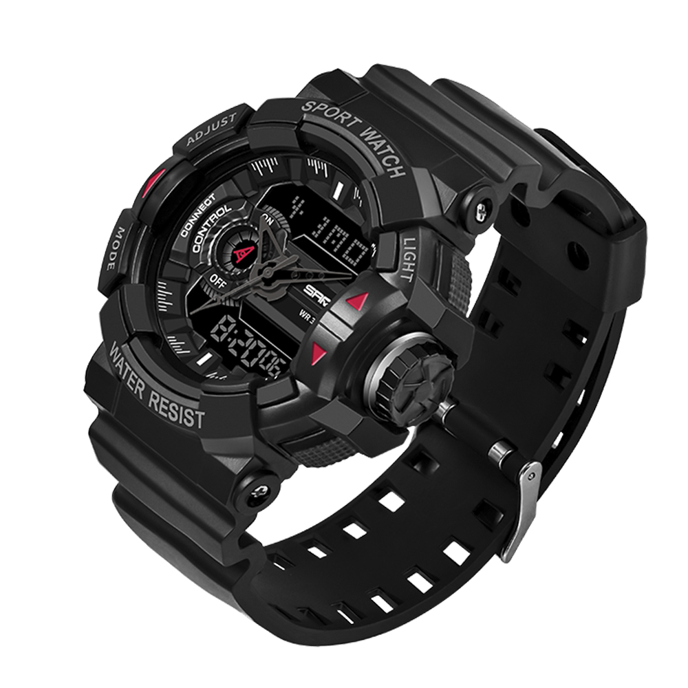 

Мужские наручные часы (599 All Black) Sanda 51 мм Черный 000075396