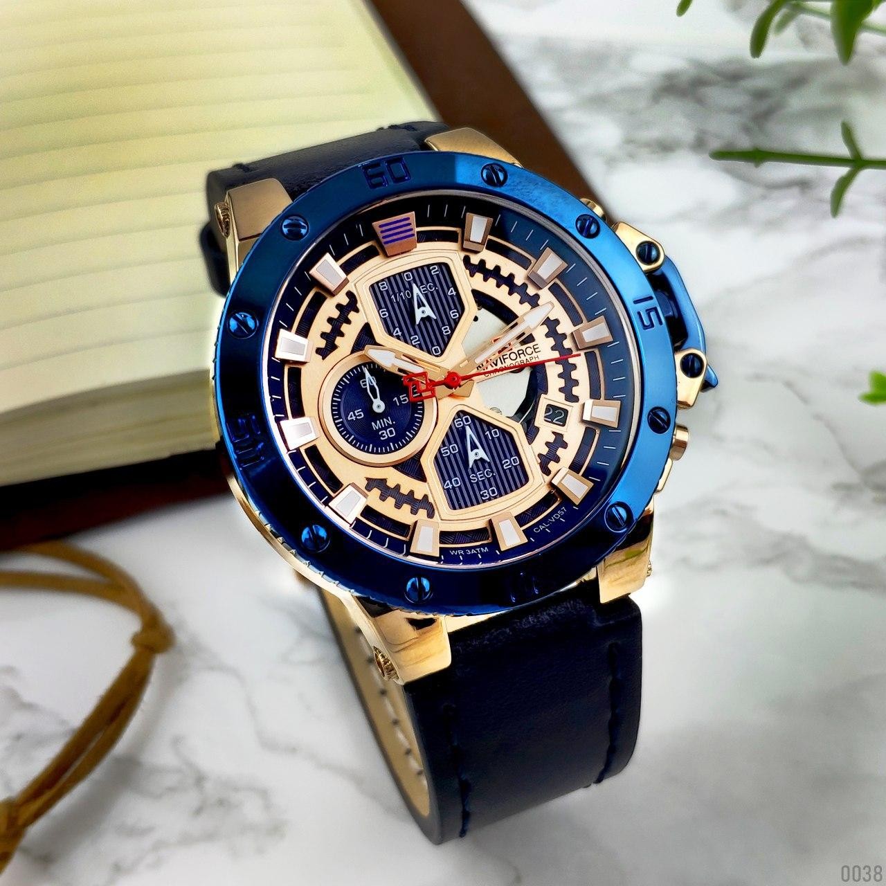 

Мужские наручные часы (NF9159 Blue-Cuprum) Naviforce 45 мм Синий 000075348
