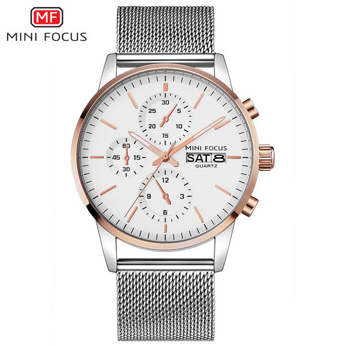

Женские наручные часы (MF0180G.04 Silver-Cuprum) Mini Focus 42 мм Серебряный 000075411