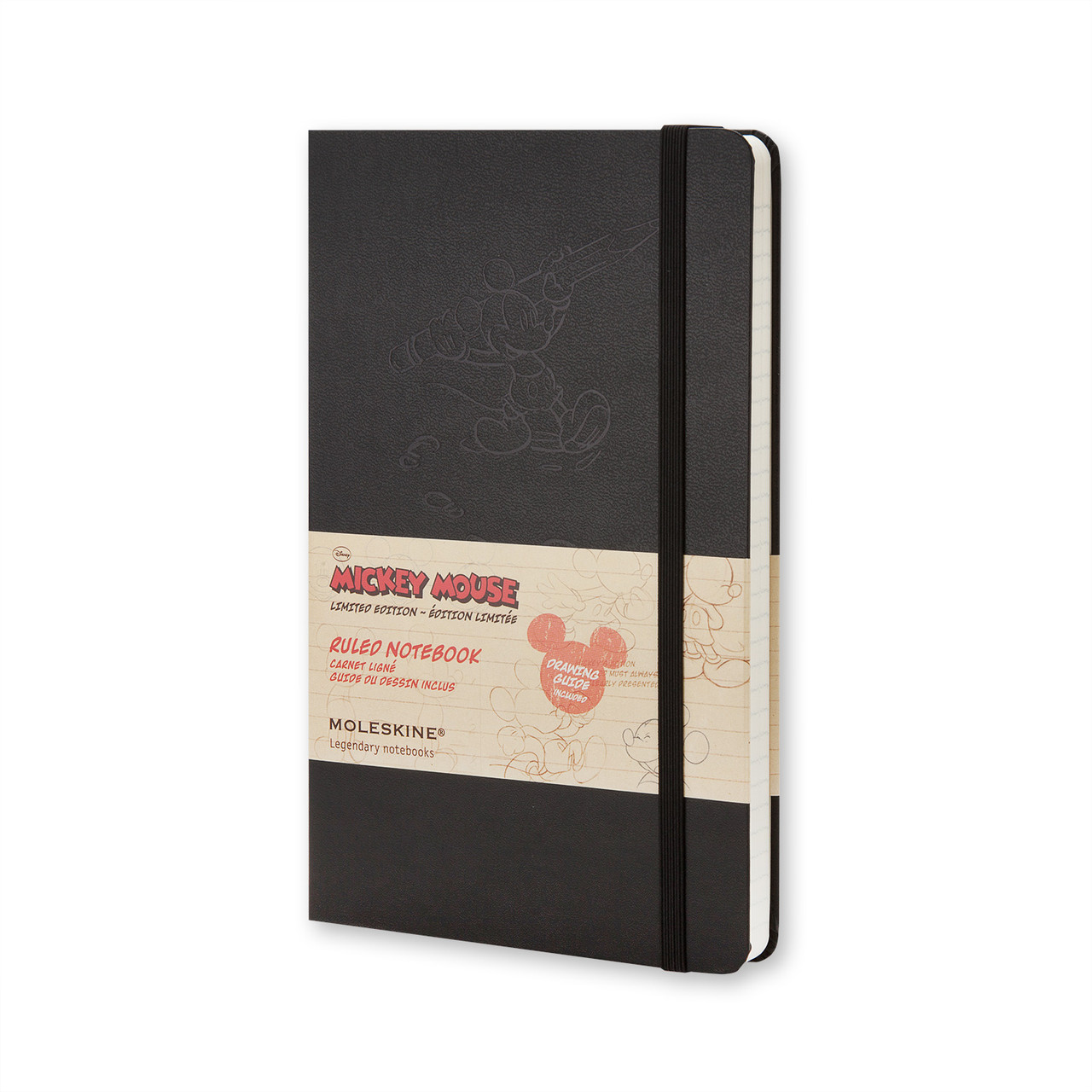 

Блокнот Moleskine Limited Disney Карманный 192 страницы в Линейку Черный (9х14 см) (9788866137887)