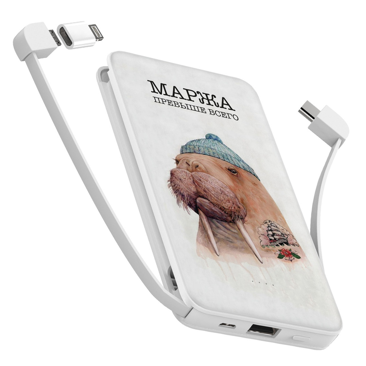 

Power Bank ZIZ 10000 mAh Маржа — Повербанк, УМБ, Портативная батарея (1948)