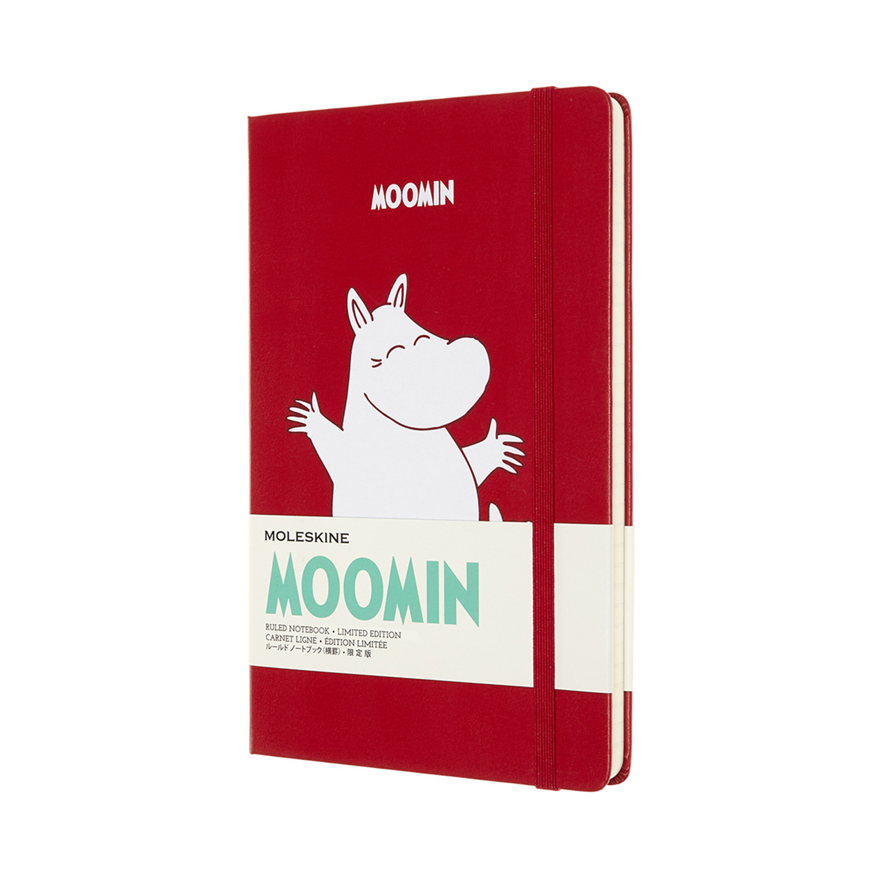 

Блокнот Moleskine Moomin Средний (13х21 см) в Линейку Красный (8053853603494)