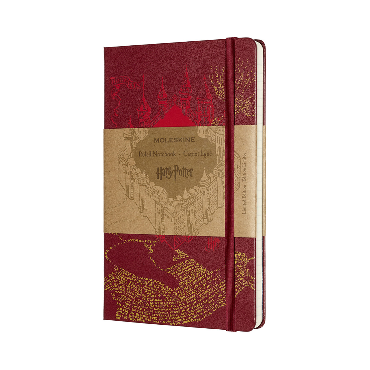 

Блокнот Moleskine Limited Harry Potter Средний (13х21 см) 240 страниц в Линейку Красный (8058341717684)