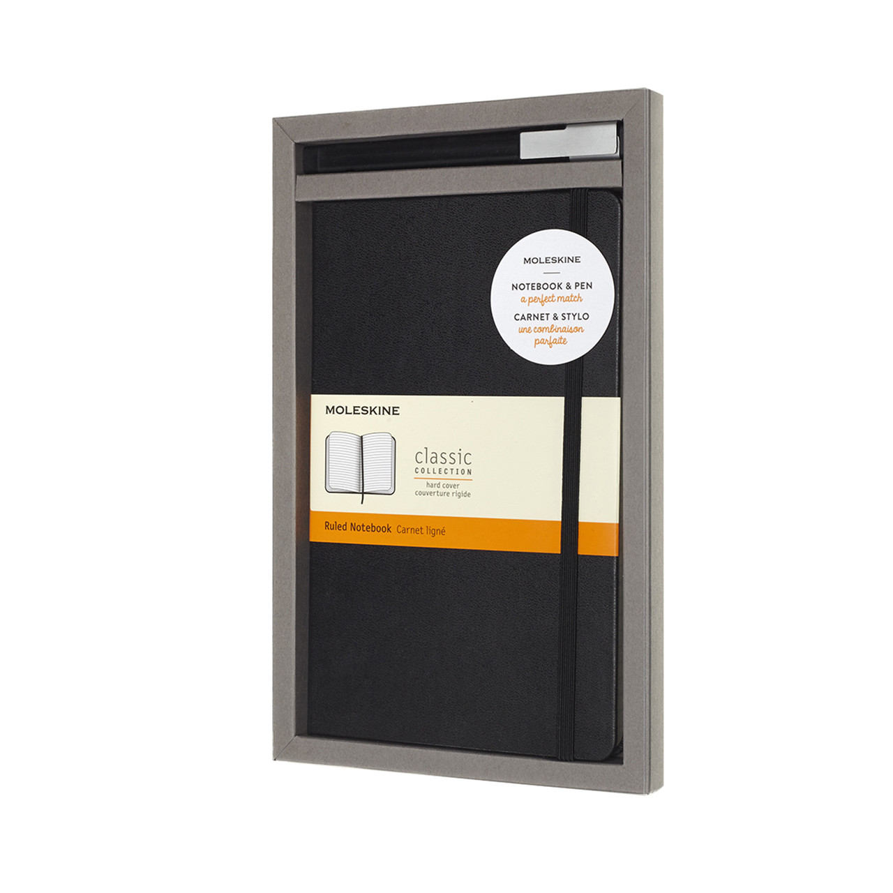 

Набір Moleskine Go (Чорний записник середній + Ручка) (8053853603623)