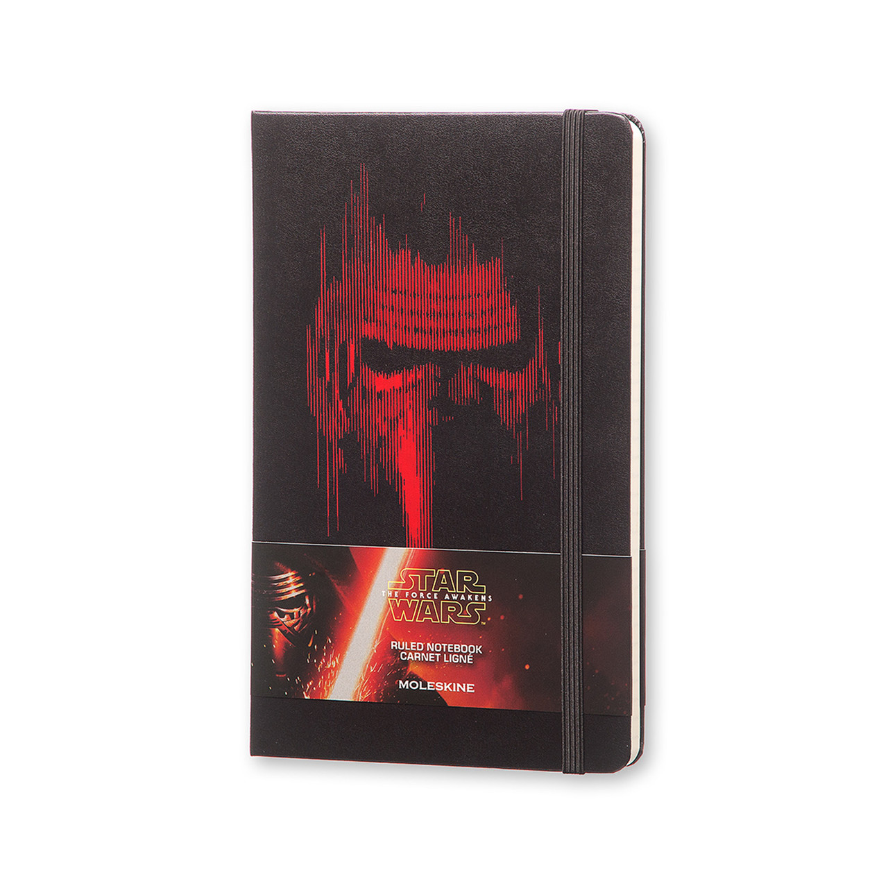 

Блокнот Moleskine Limited Star Wars VII Средний (13х21 см) 240 страниц в Линейку Черный (8051272892550)