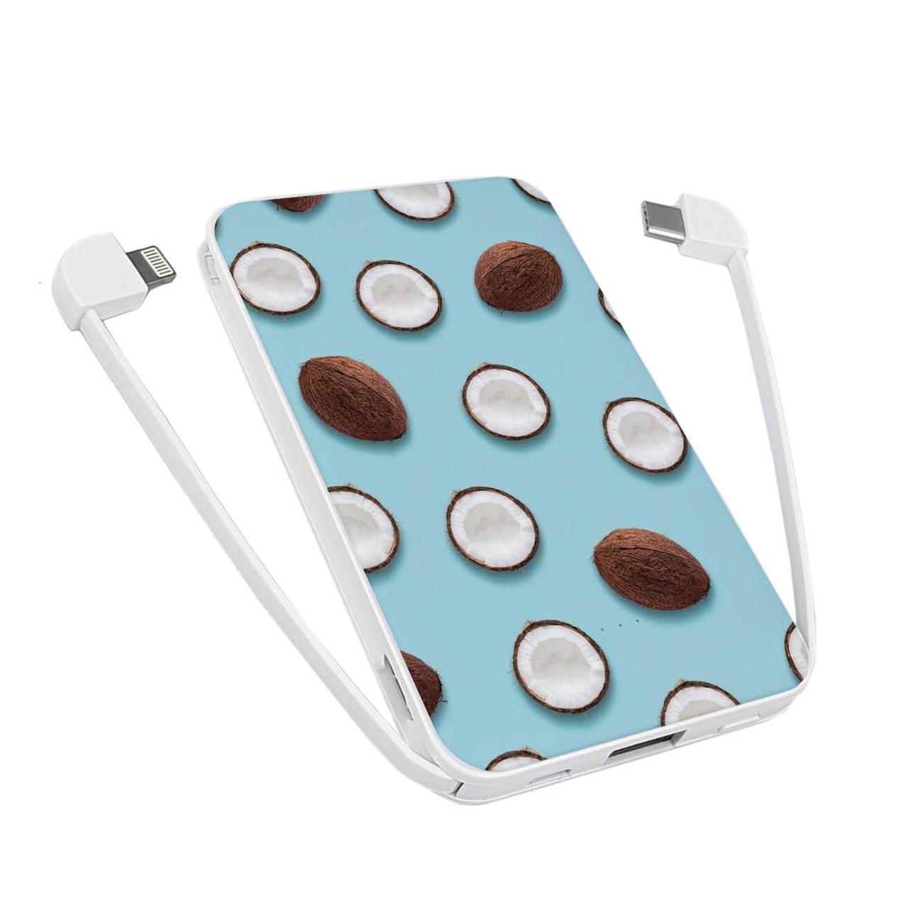 

Power Bank ZIZ 5000 mAh Кокосы — Повербанк, УМБ, Портативная батарея (1780)