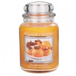 

Свеча Village Candle Свеча Апельсин-Корица 602г (время горения до 170 часов)