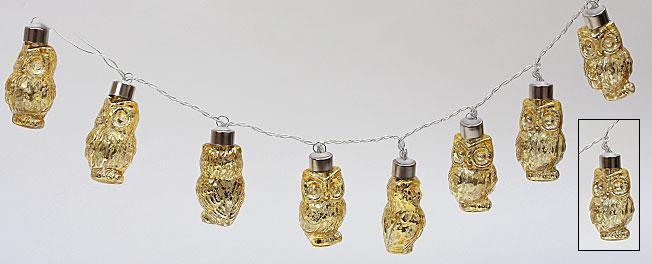 

Гирлянда LED Cовы (8 лампочек), 3.5см (389-299)