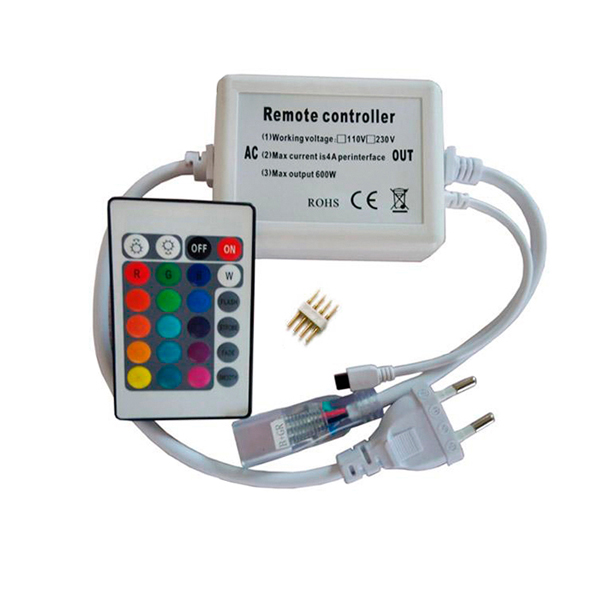 

Контроллер BIOM 600W 3.4A IR кнопочный 220В RGB