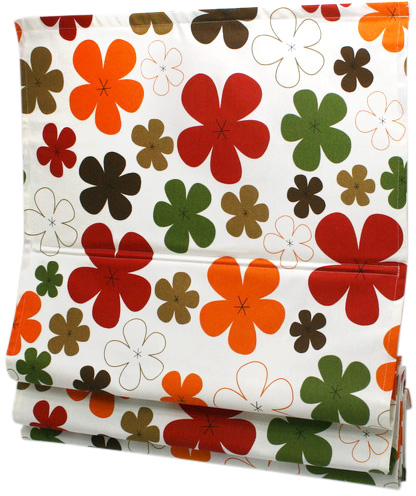 

Римские шторы Деко-Сити Цветы 80 x 160 см Разноцветные