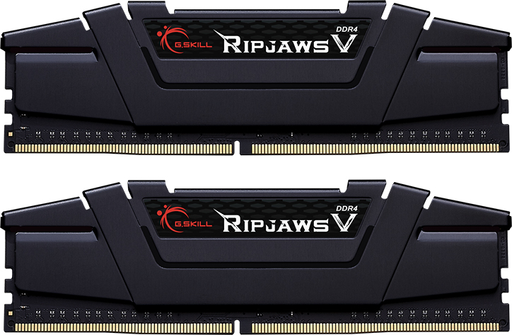 

Оперативная память G.Skill DDR4-3600 32768MB PC4-28800 (Kit of 2x16384) Ripjaws V (F4-3600C18D-32GVK)