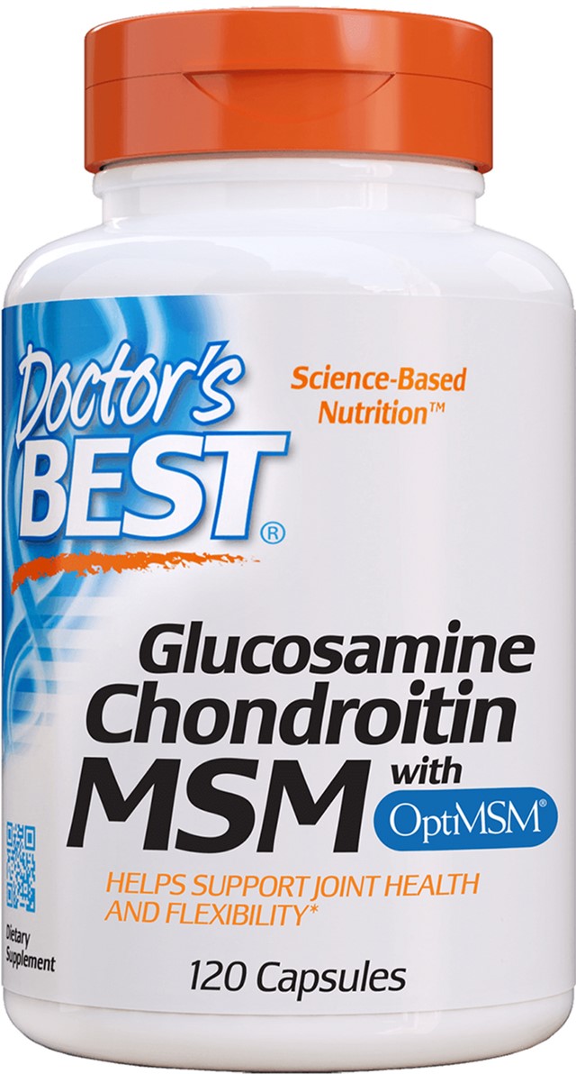 

Хондропротектор Doctor's Best Глюкозамин & Хондроитин & МСМ OptiMSM 120 капсул (753950000803)