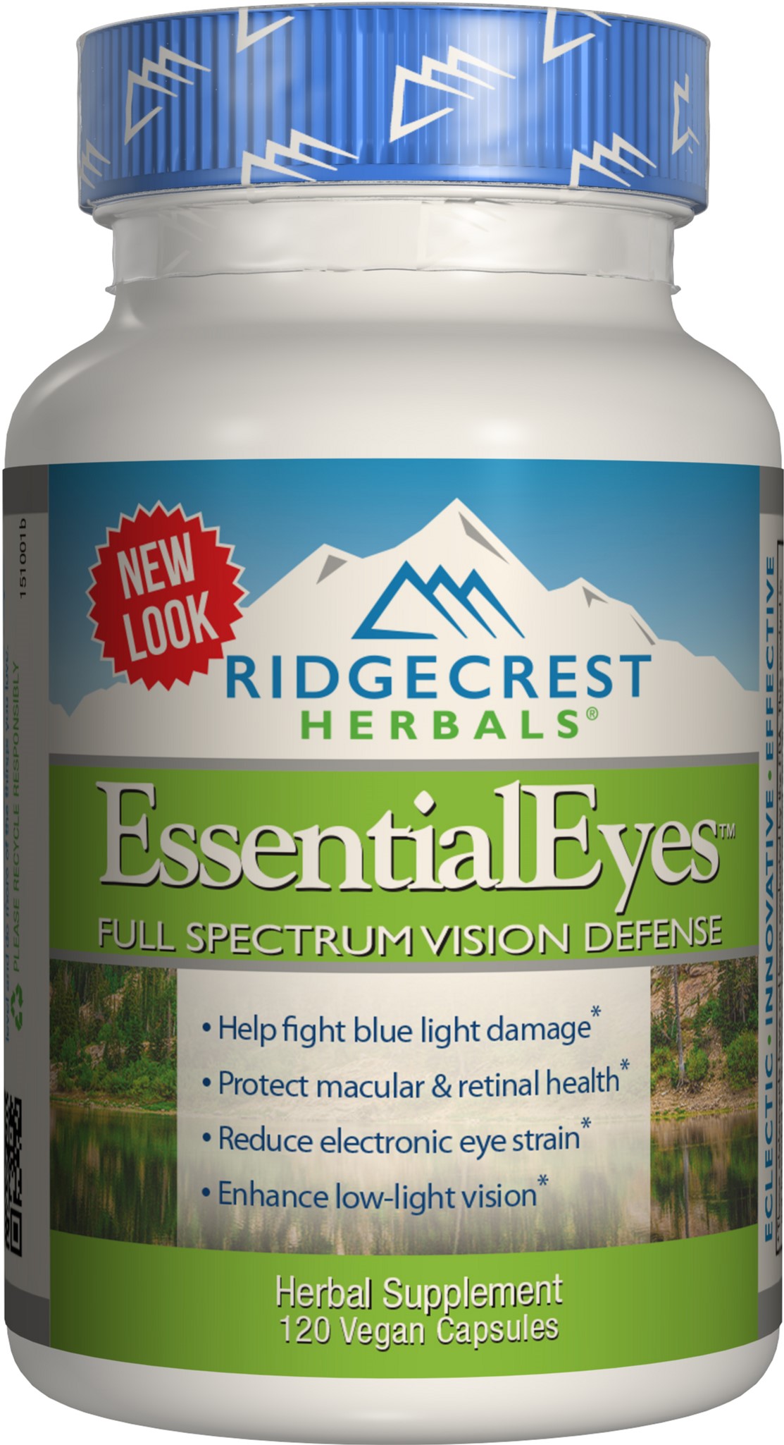 

Натуральная добавка Ridgecrest Herbals EssentialEyes120 гелевых капсул (355724001971)