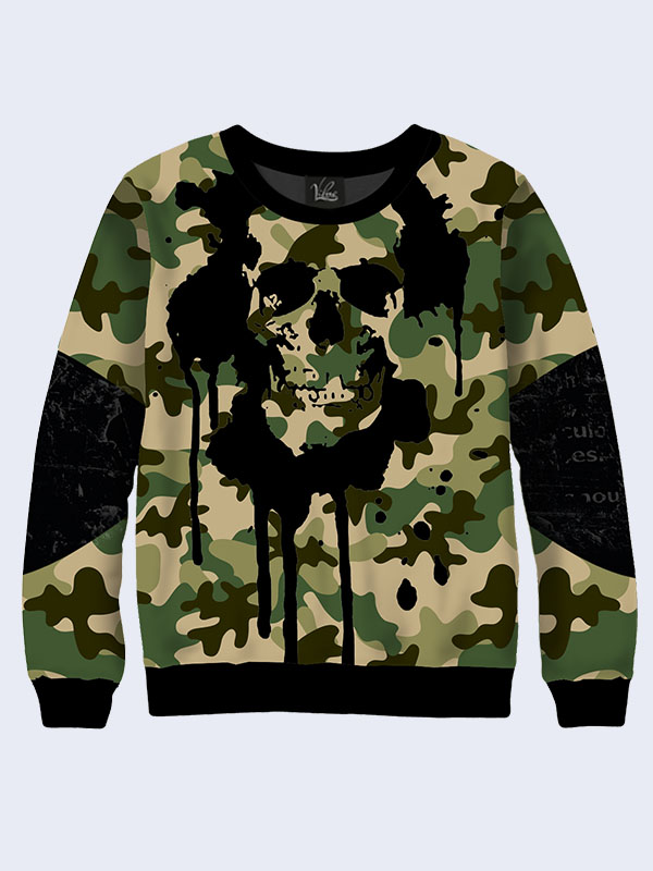 

Женский свитшот Military skulls (9010) Vilno M (46) 000034975