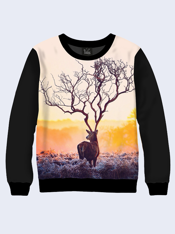 

Женский свитшот Поразительный олень (9423) Vilno XS (42) 000037583