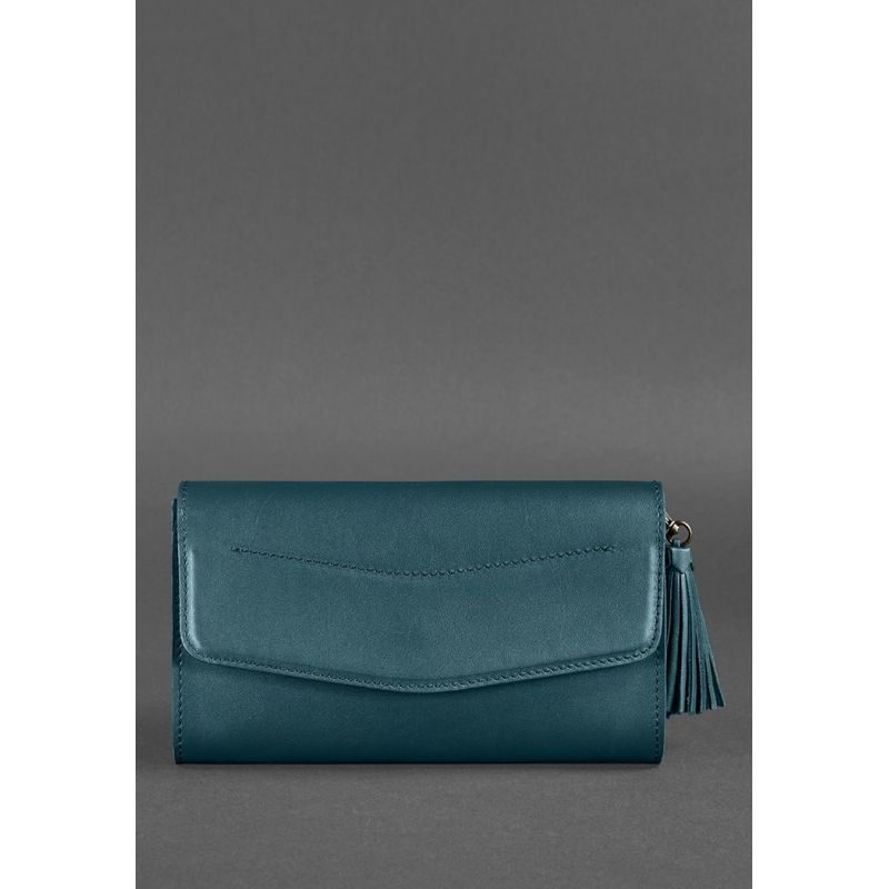 

Изысканная женская кожаная сумка BlankNote Элис BN-BAG-7-malachite Зеленая
