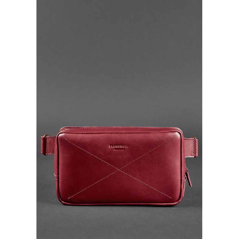 

Вместительная поясная сумка BlankNote Dropbag Maxi BN-BAG-20-vin Бордовая