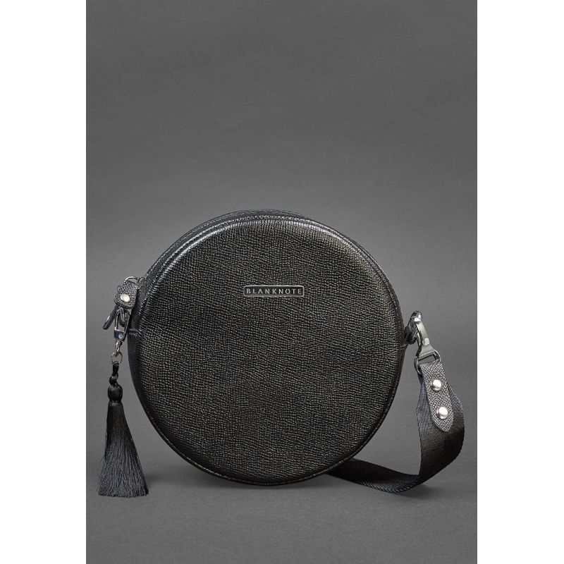 

Очаровательная женская круглая сумочка BlankNote Tablet BN-BAG-23-bw Черная Blackwood