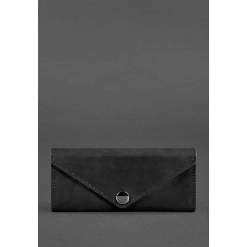 

Практичный женский кошелек из кожи BlankNote Керри 1.0 Crazy Horse BN-W-1-g-kr Черный