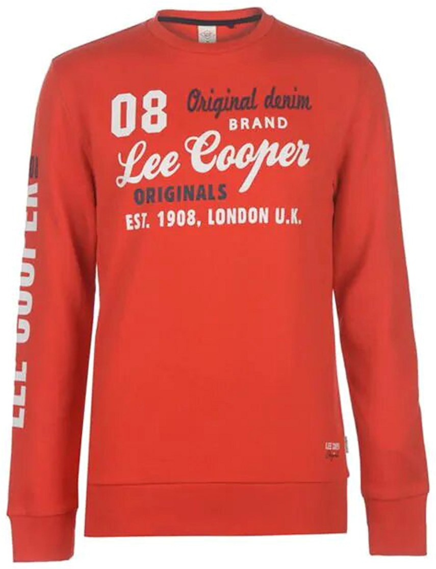 

Свитшот Lee Cooper 528365-08 XXL Ярко-красный