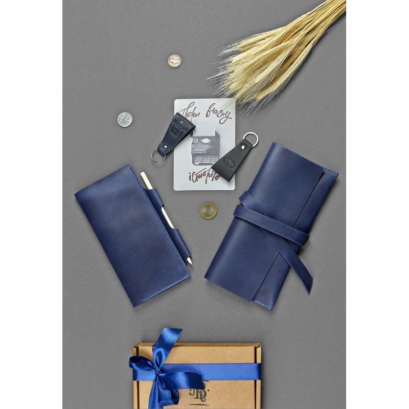 

Набор кожаных аксессуаров путешественнику BlankNote Рим для пары BN-set-travel-8