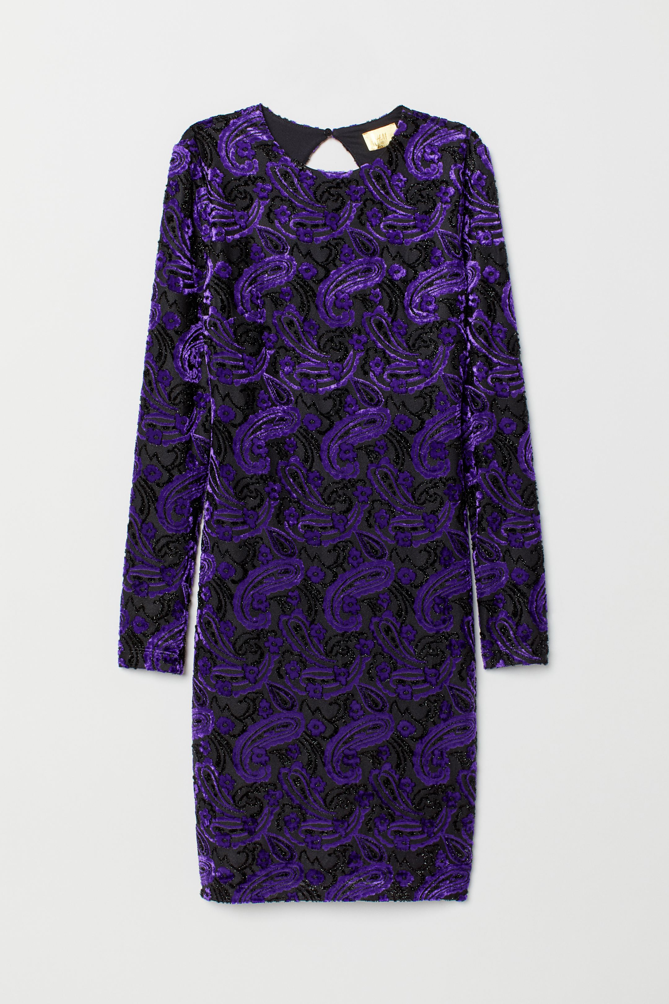 

Платье H&M 42 Фиолетовый 0689073_02