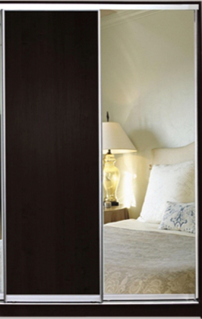 

Шкаф купе Luxe Studio Классик-1 ДСП/Зеркало-12 1200x2300x450 двухдверный