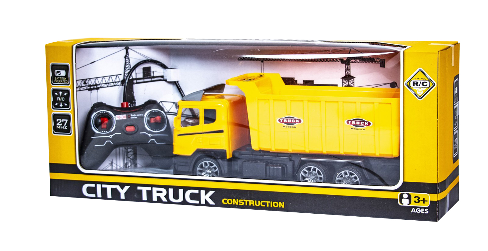 

Самосвал на радиоуправлении K-Toys 3+ Желтый 000050679