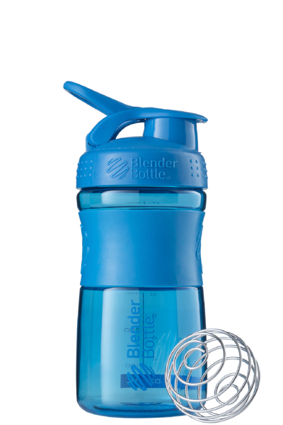 

Спортивная бутылка-шейкер SM 20oz Teal Blender Bottle 590 мл (fit0001965) Голубой