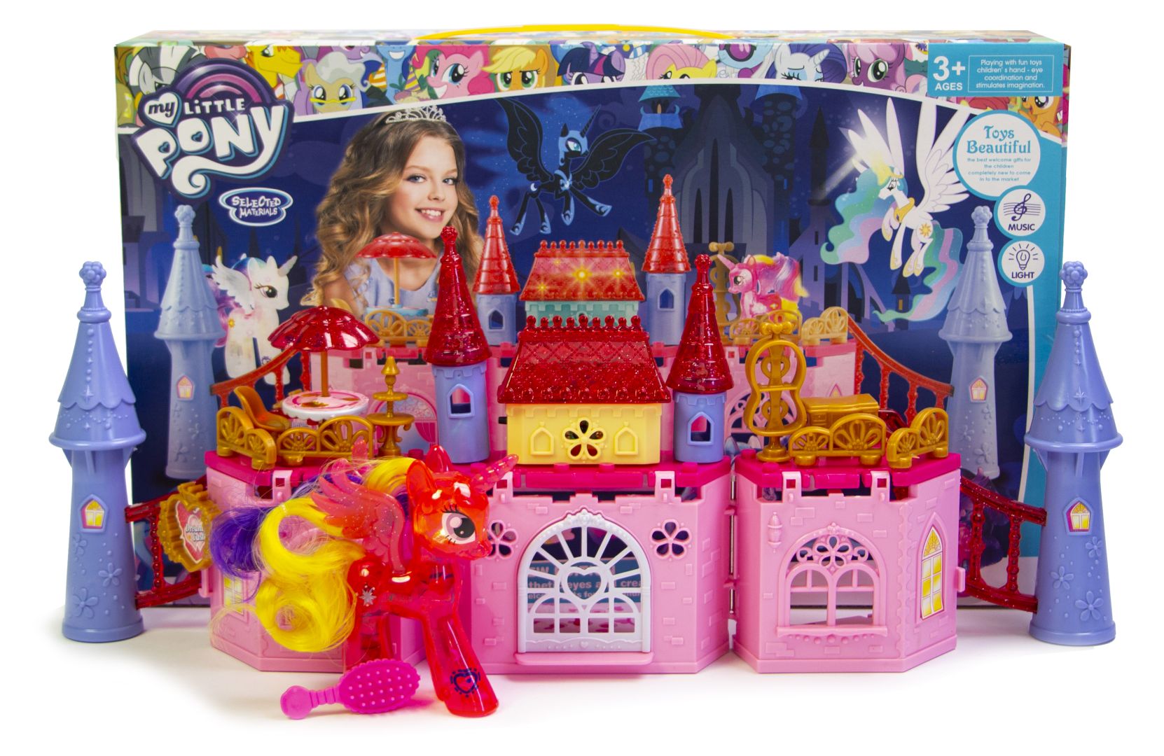 

Набор игровой замок My Little Pony AiLe Toys 3+ (det0001857) Разноцветный