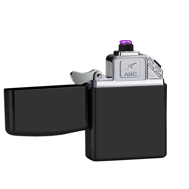 

Электроимпульсная USB зажигалка Wext Classic ARC Чёрная (cl32801)