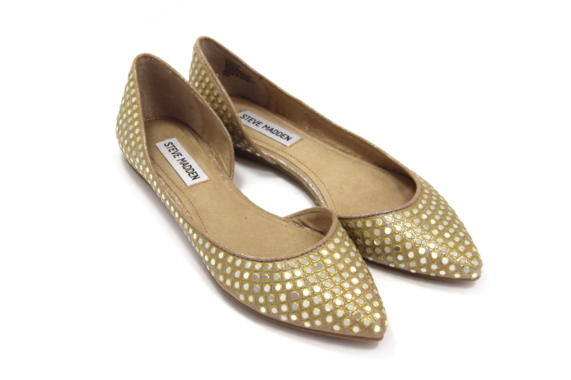 

Женские балетки STEVE MADDEN Золотой 37 #6943