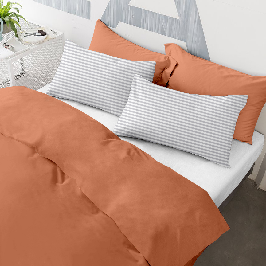 

Наволочки Cosas Set4Pillow Terrakot LineGrey 50х70 4 шт
