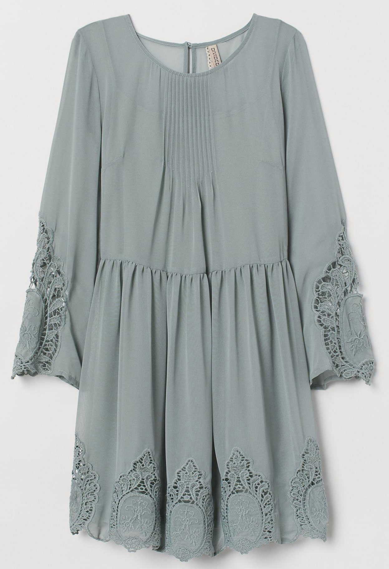 

Платье H&M XAZ169453WGOK  Бледно-зеленое, Платье H&M XAZ169453WGOK 34 Бледно-зеленое