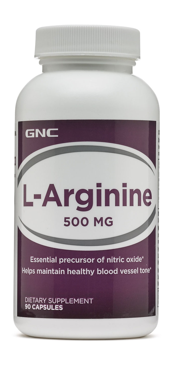 

Аминокислота GNC L-Arginine 500 mg 90 капс Без вкуса (815f51)