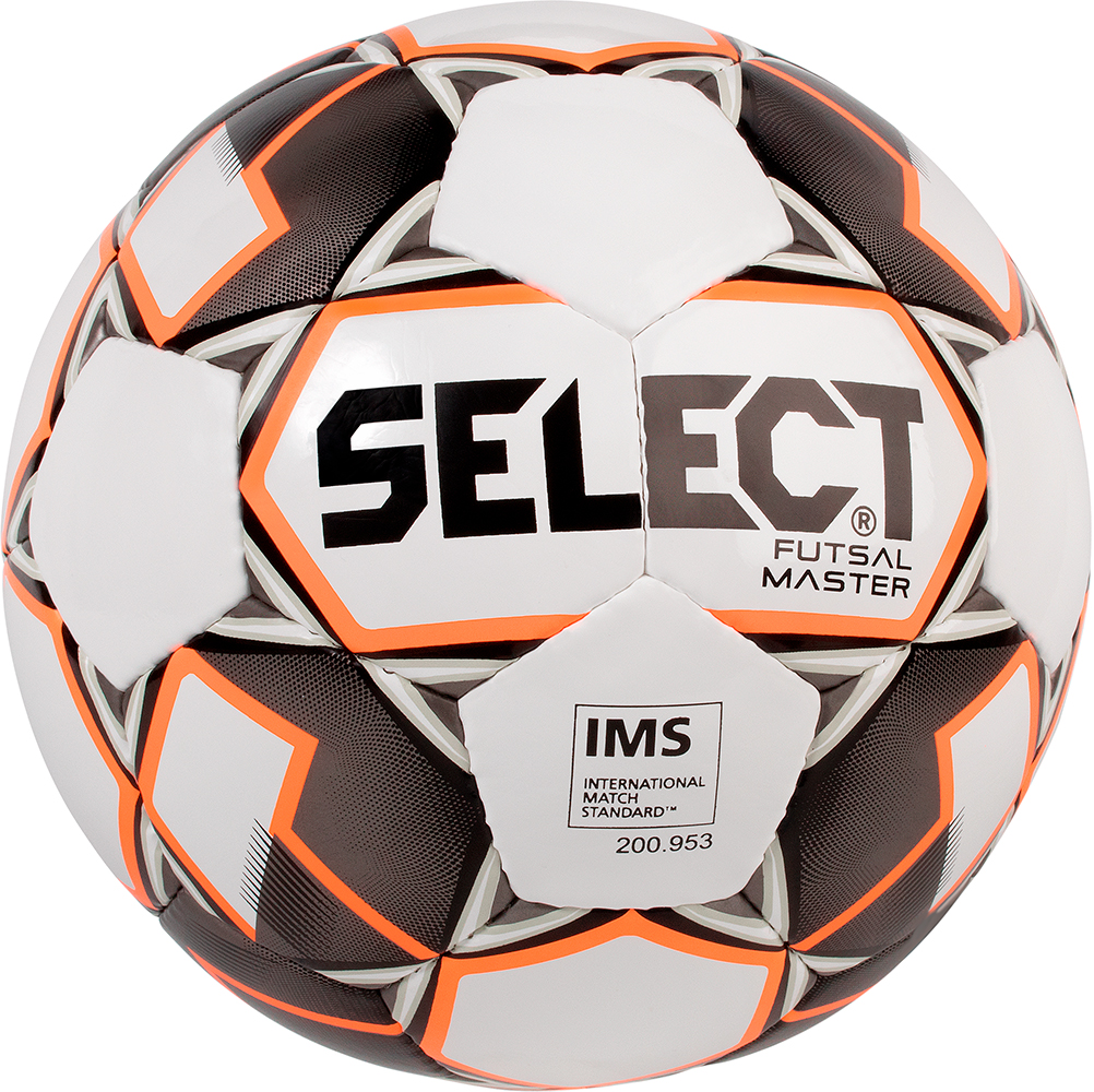 

Мяч футзальный Select Futsal Master New (128) White-Orange-Black (5703543186983)