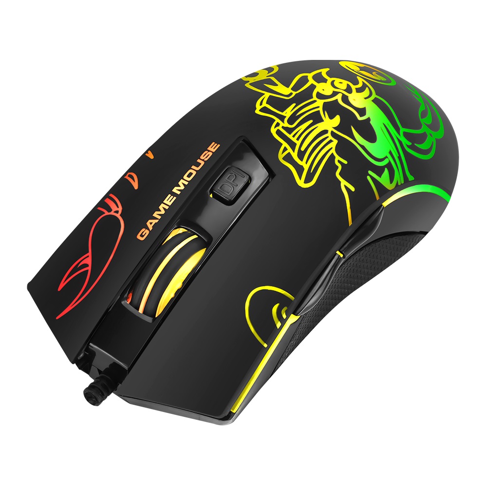 

Мышь Marvo M209 7 colors-LED Black USB