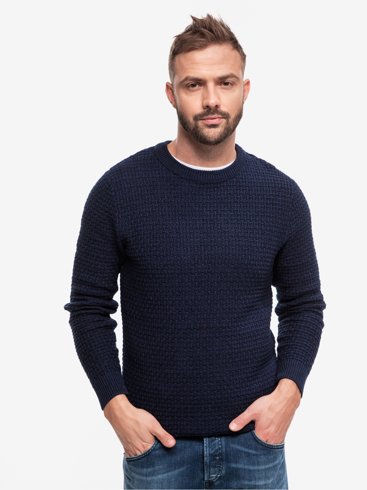 

Джемпер мужской Jack&Jones 12175783 Navy Blazer  тёмно-синий, Джемпер мужской Jack&Jones 12175783 Navy Blazer S тёмно-синий