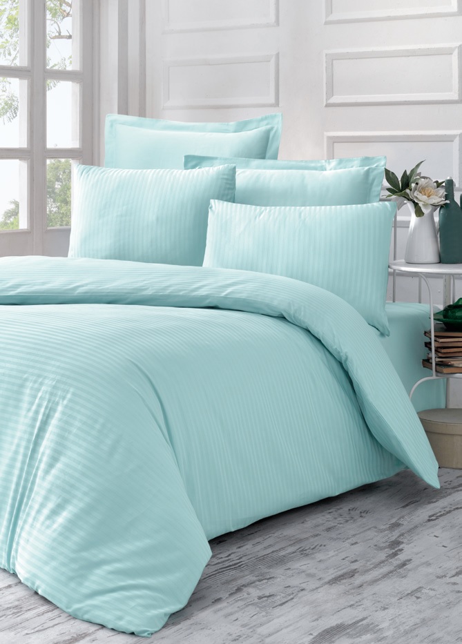 

Комплект постельного белья Victoria Stripe Sateen Line 200x220