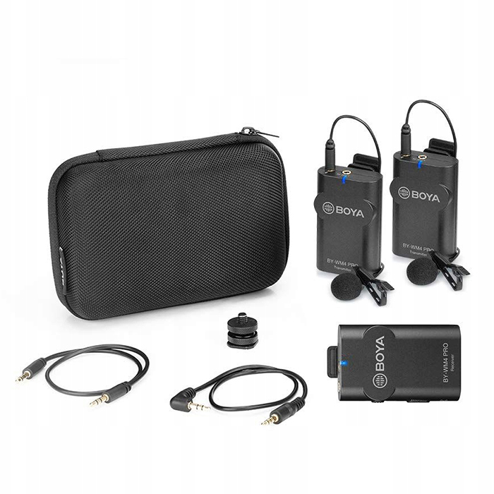 

Беспроводной петличный микрофон система Boya BY-WM4 Mark II Pro K2 для Smartphone/DSLR/PC до 60