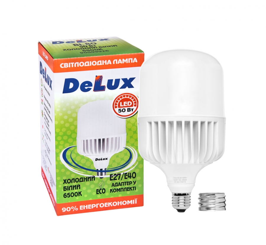 

Светодиодная лампа Delux BL 80 50W E27 6500K (90011765)